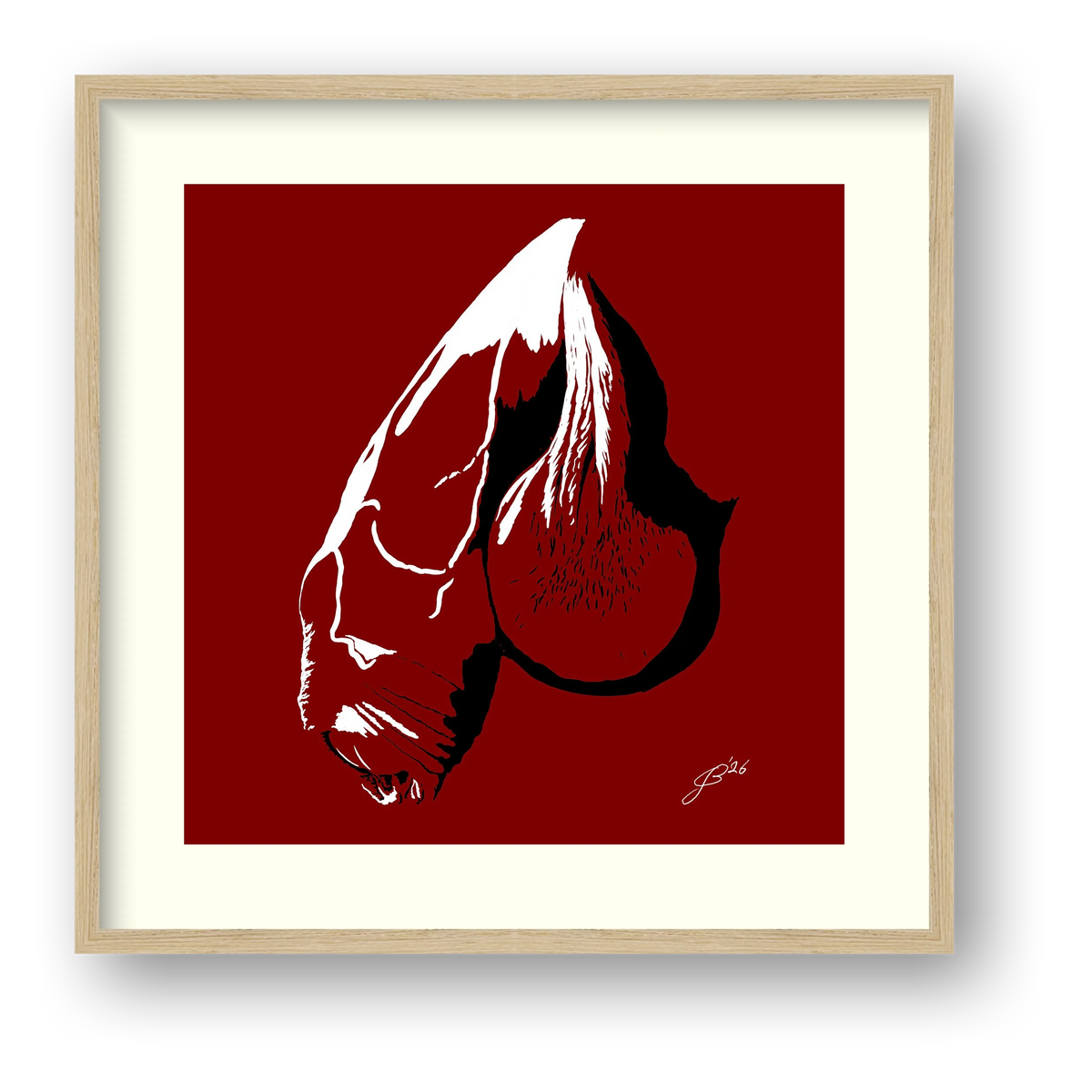 Phallic Art - Alex — framed