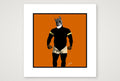 Buck - Bear flag colours Art - Orange — 30×30cm, 12×12" Print only