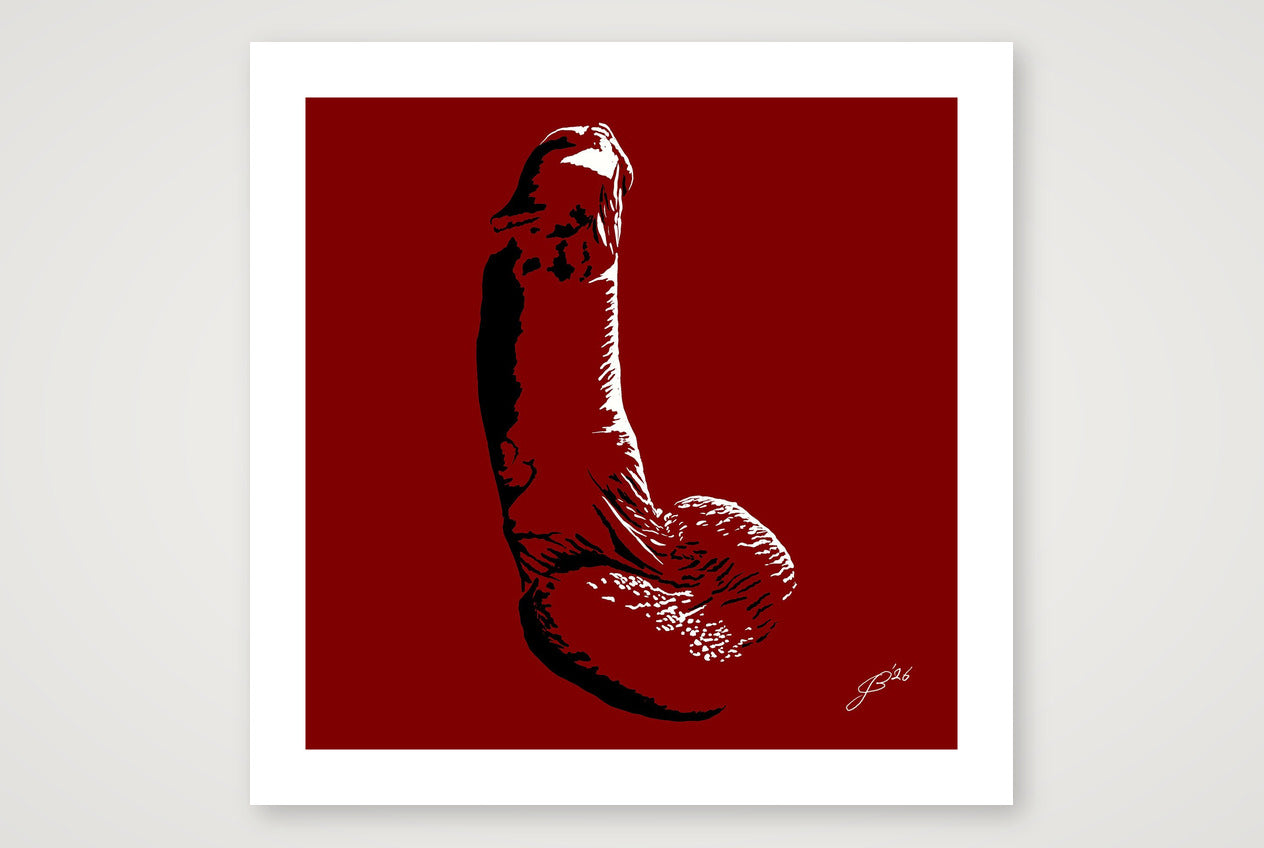 Otto’s Dick Pic — 70×70cm, 28×28" Print only