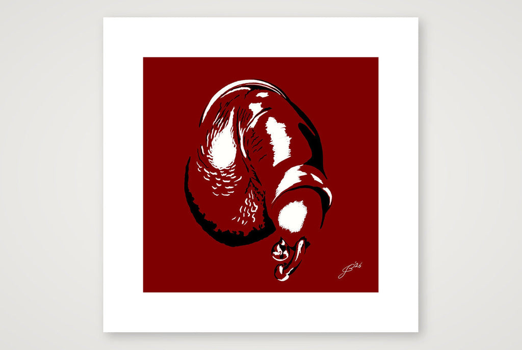 Julio’s Dick Pic — 30×30cm, 12×12" Print only