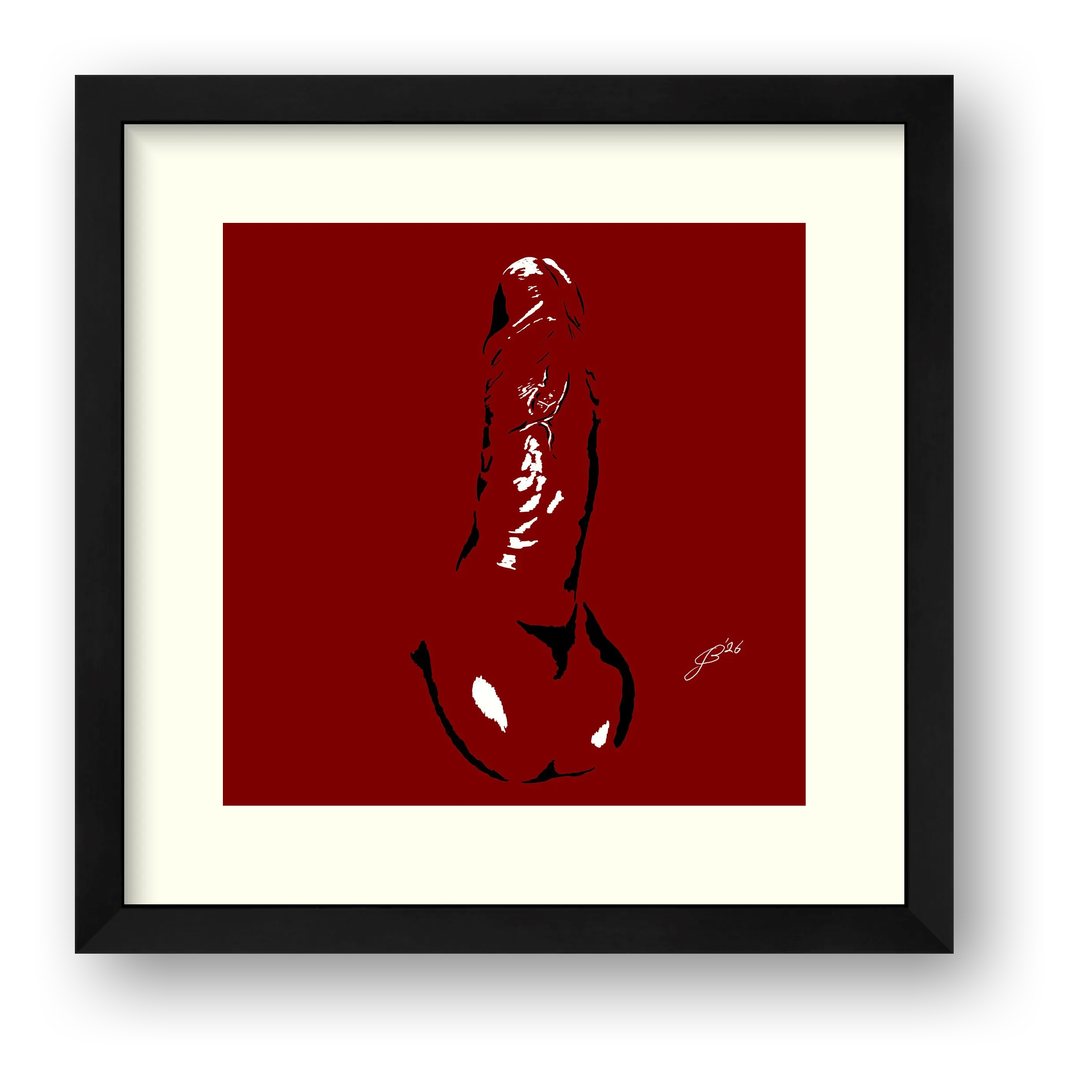 Carlos’s Dick Pic — framed