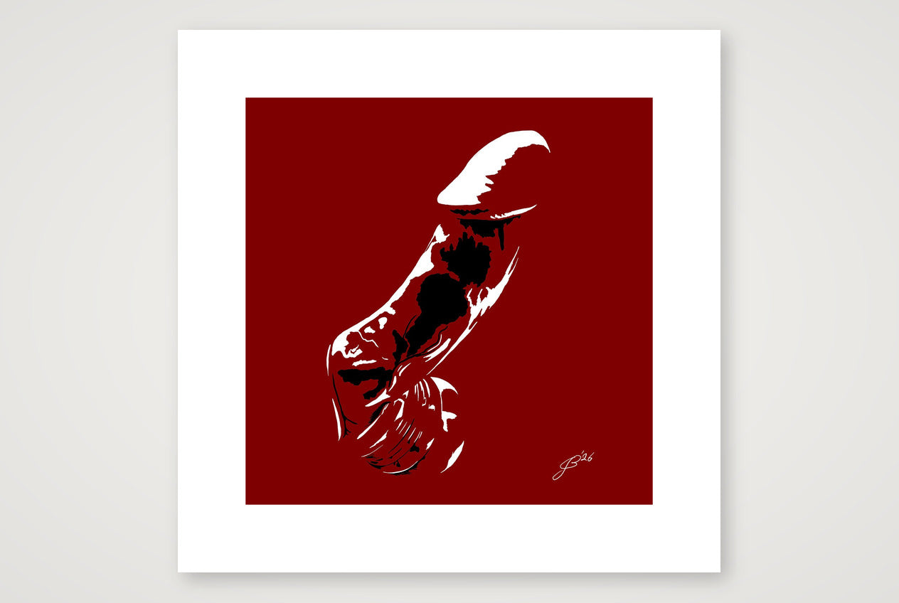 Craig’s Dick Pic — 40×40cm, 16×16" Print only