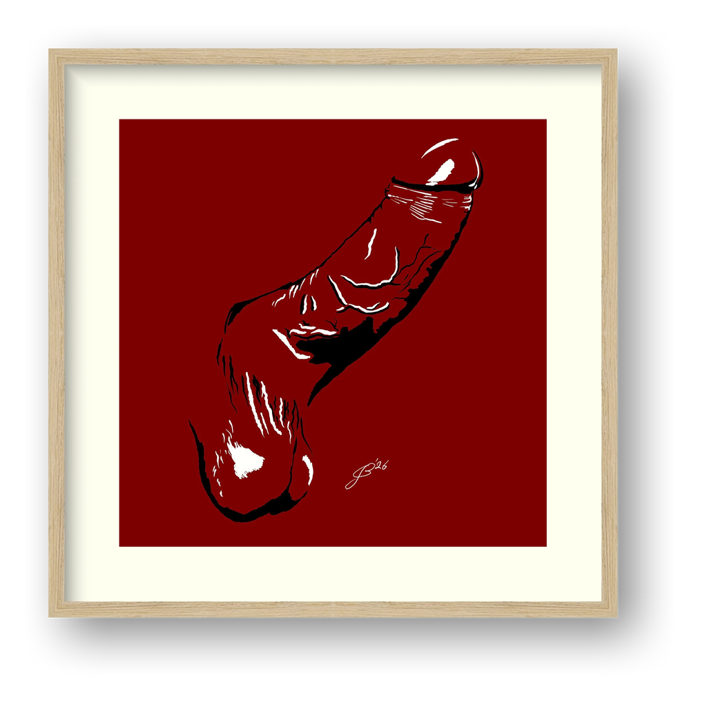 Phallic Art - Ralph — framed