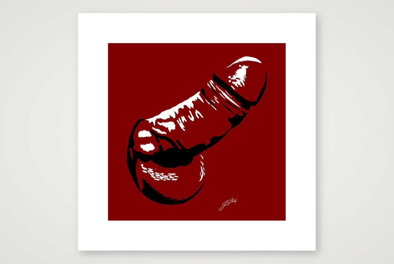 Kelso’s Dick Pic — 30×30cm, 12×12" Print only