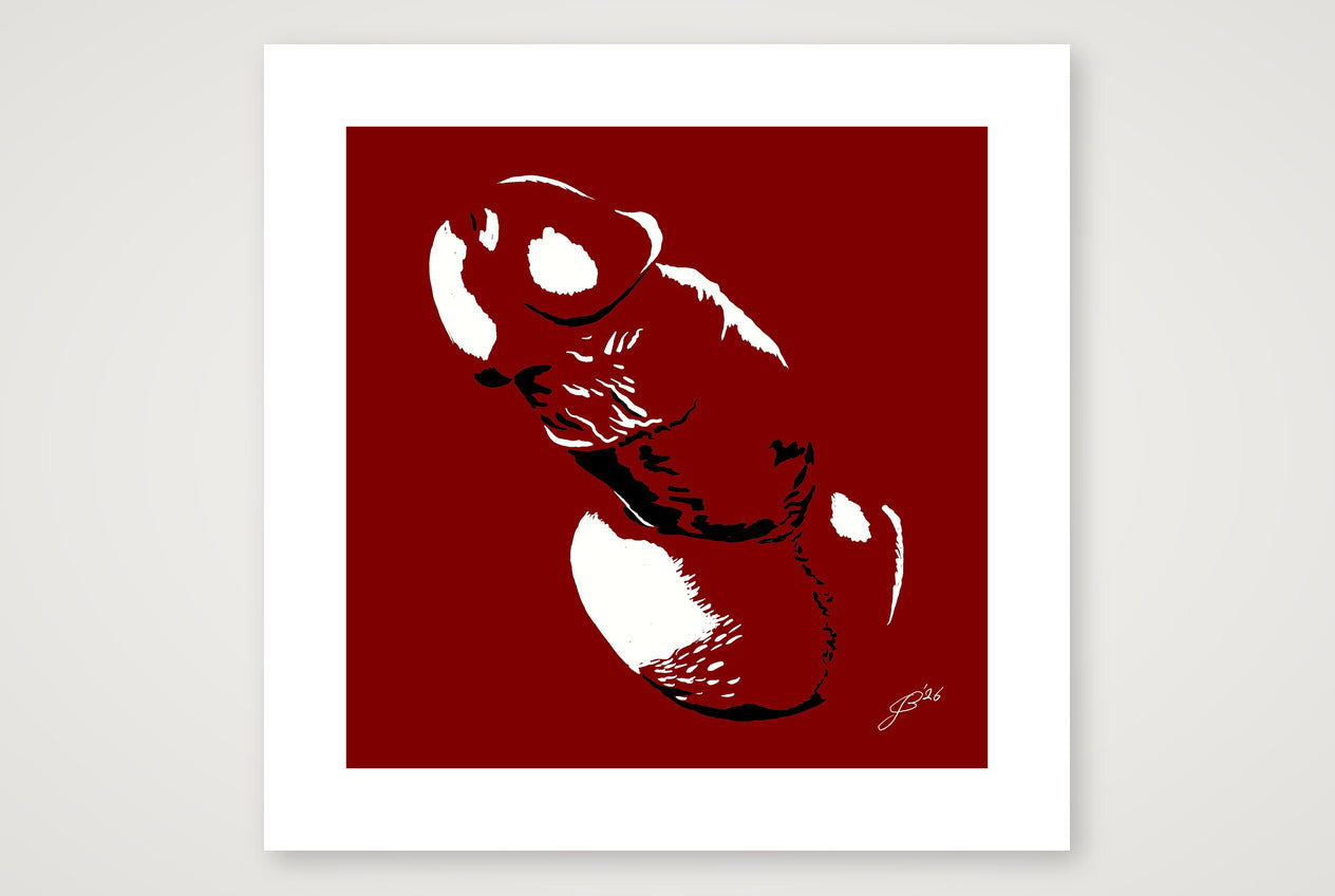 Matteo’s Dick Pic — 50×50cm, 20×20" Print only