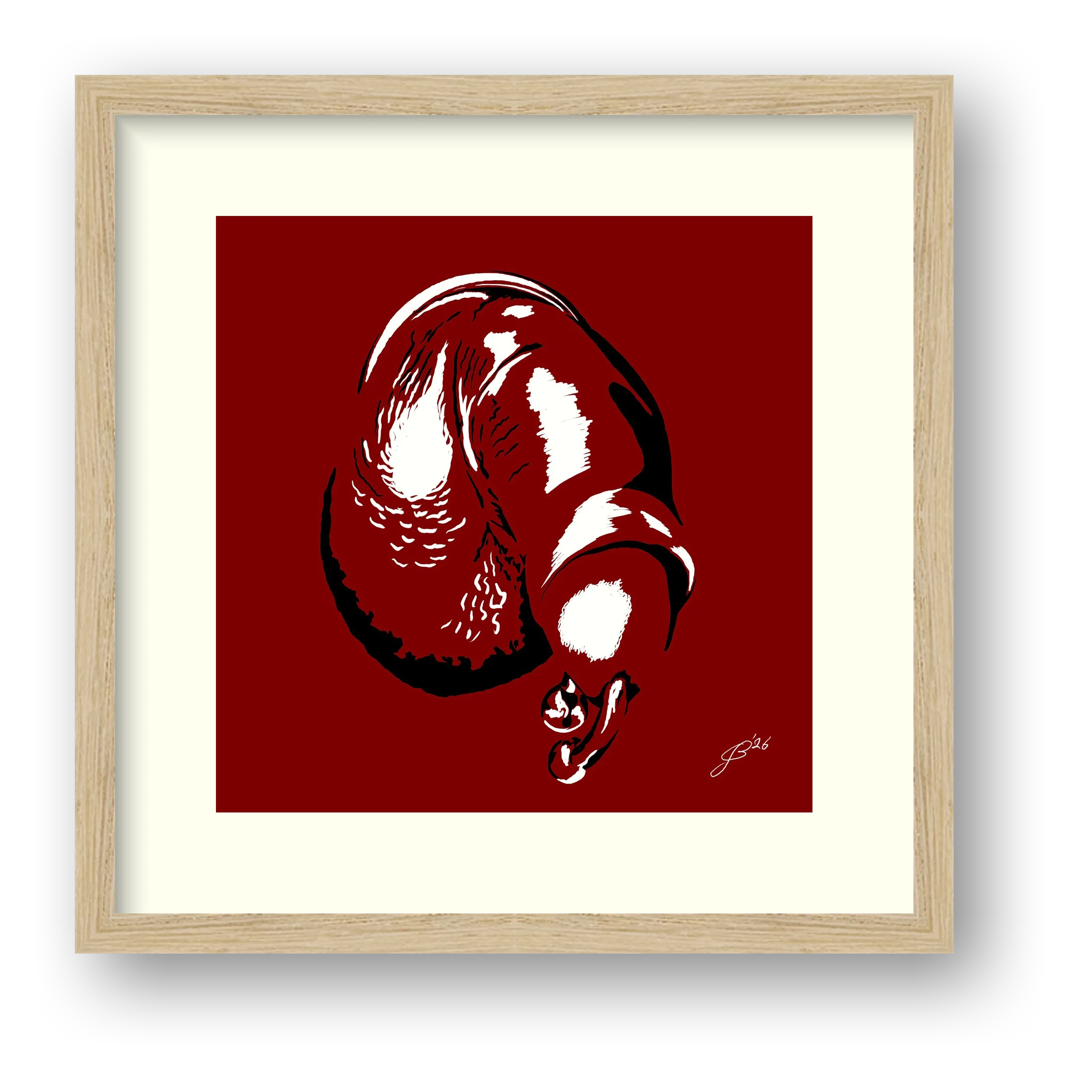 Julio’s Dick Pic — framed