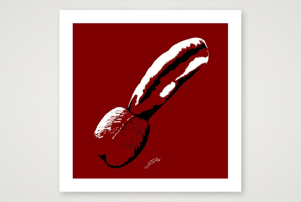 Derek’s Dick Pic — 70×70cm, 28×28" Print only