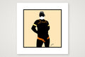 Rob - Bear flag colours Art - Cream — 30×30cm, 12×12" Print only