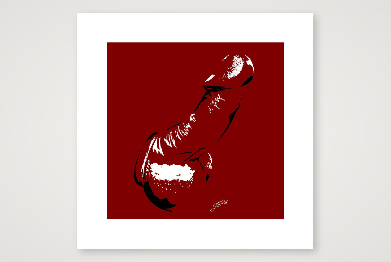 Ulrich’s Dick Pic — 40×40cm, 16×16" Print only