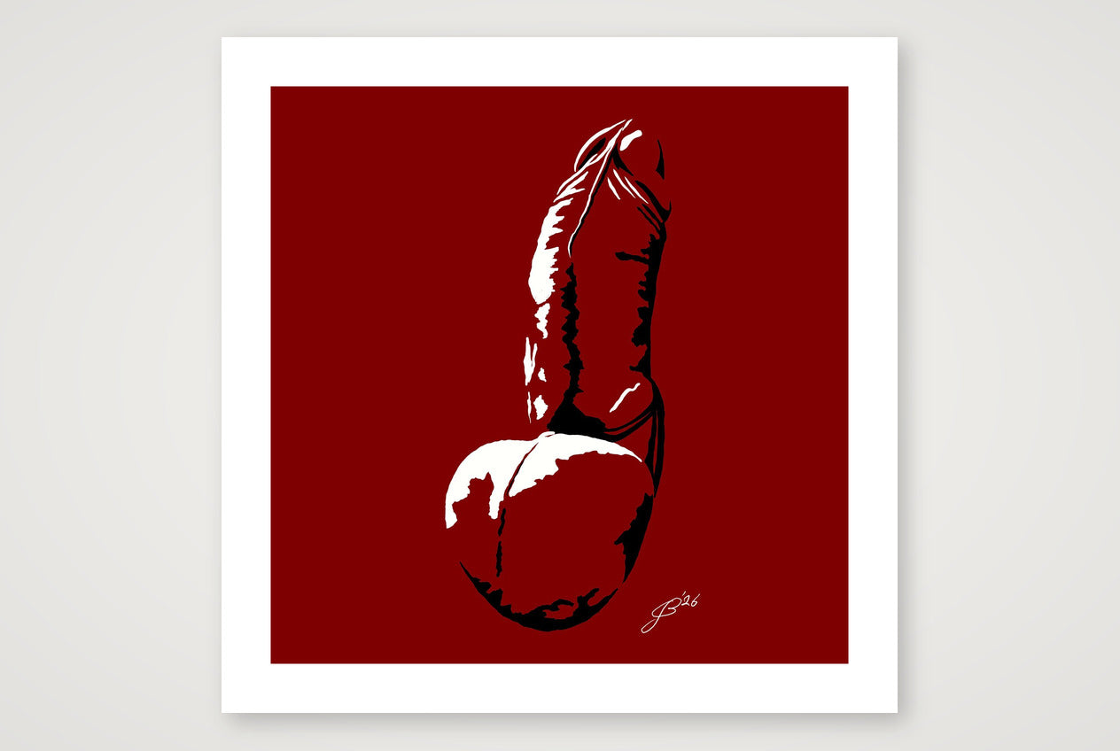 Leo’s Dick Pic — 70×70cm, 28×28" Print only