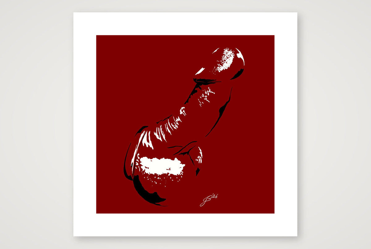 Phallic Art - Ulrich — 50×50cm, 20×20" Print only
