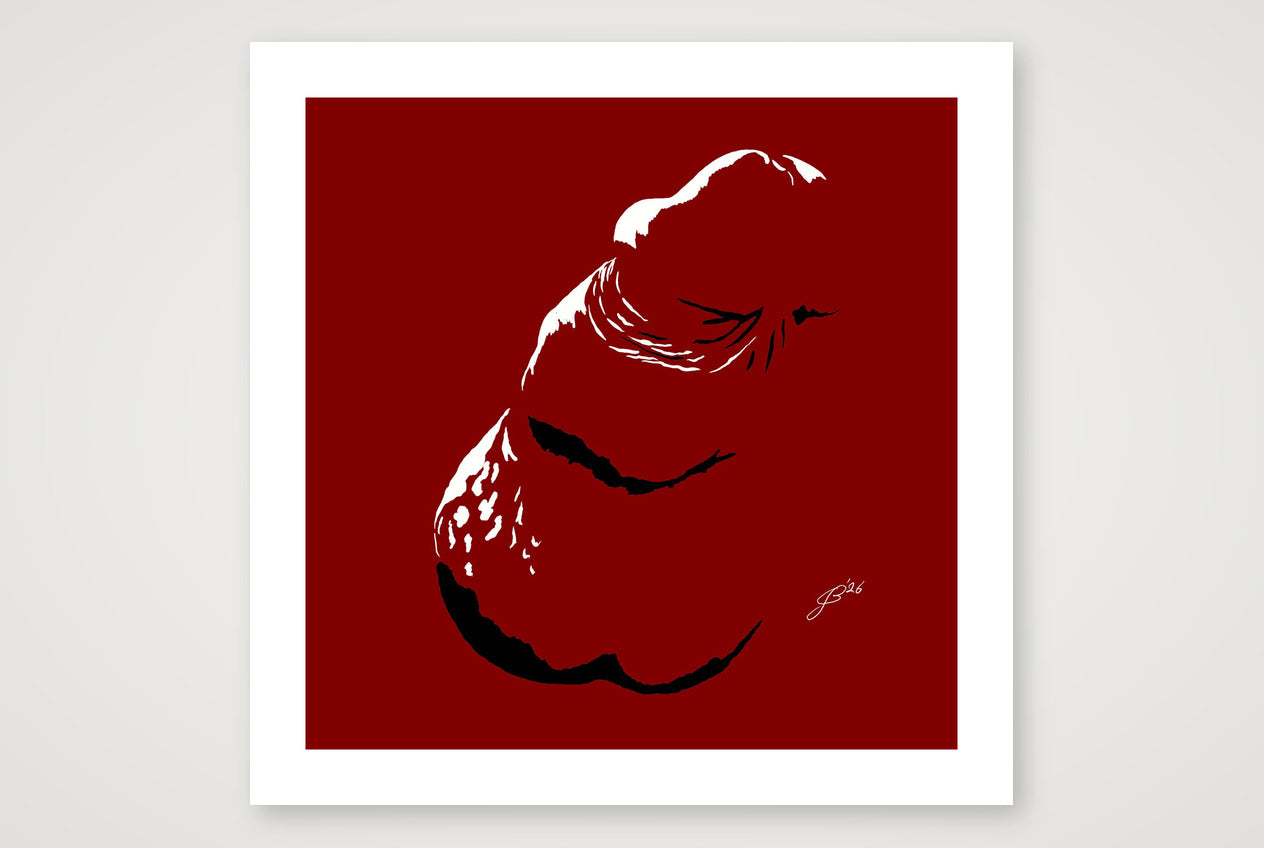 Erik’s Dick Pic — 70×70cm, 28×28" Print only