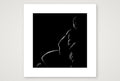 Hung Hugo “Negative space Bear” — 30×30cm, 12×12" Print only