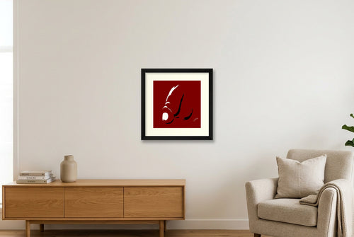 Barnardo’s Dick Pic — 30×30cm, 12×12" Black Frame
