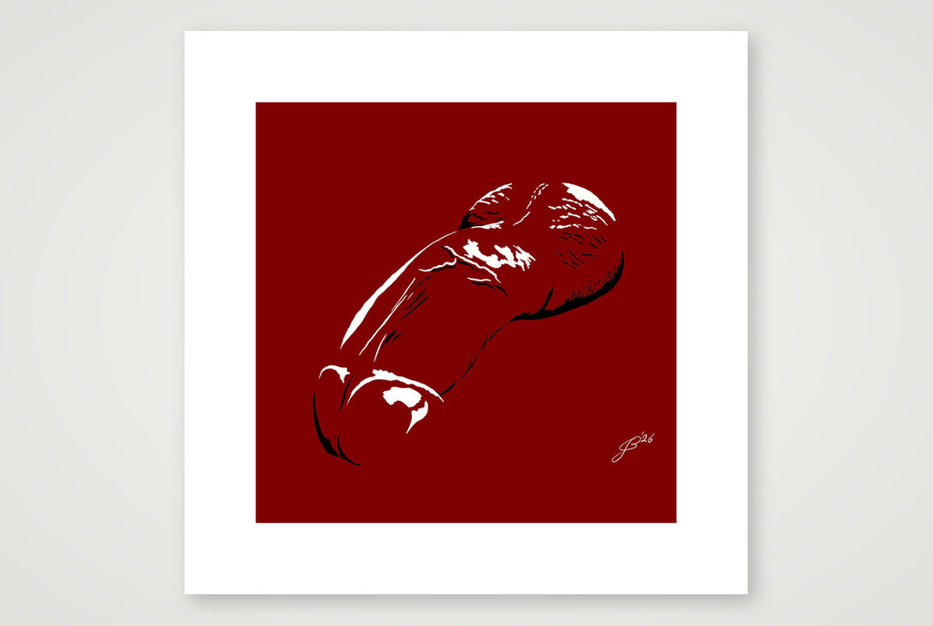 Yorik’s Dick Pic — 30×30cm, 12×12" Print only