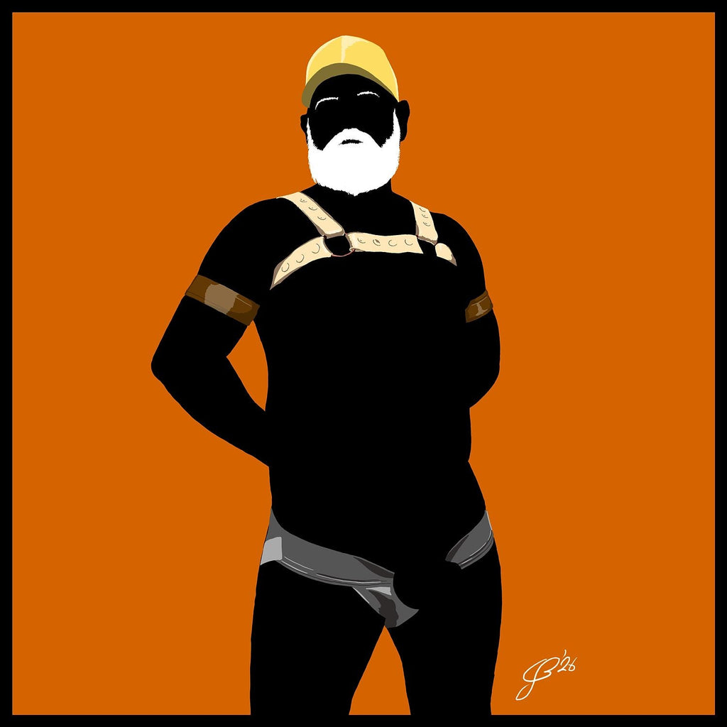 Rob - Bear flag colours Art - Orange