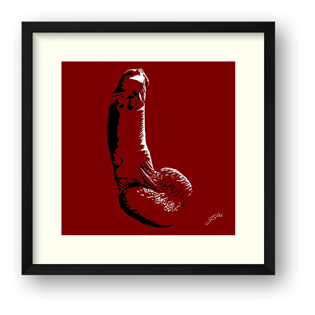 Phallic Art - Otto — framed