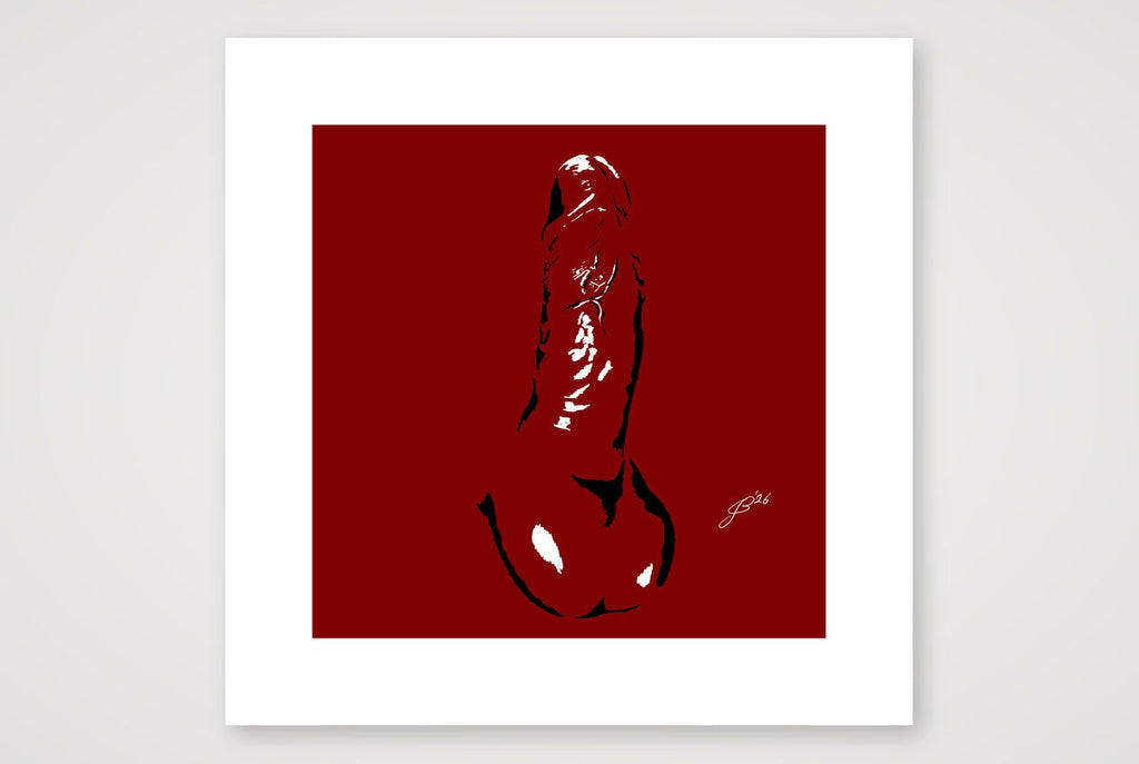 Carlos’s Dick Pic — 30×30cm, 12×12" Print only
