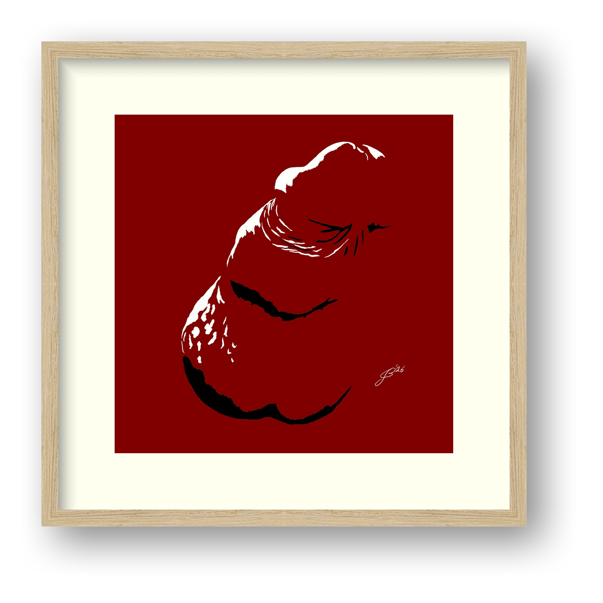 Phallic Art - Erik — framed