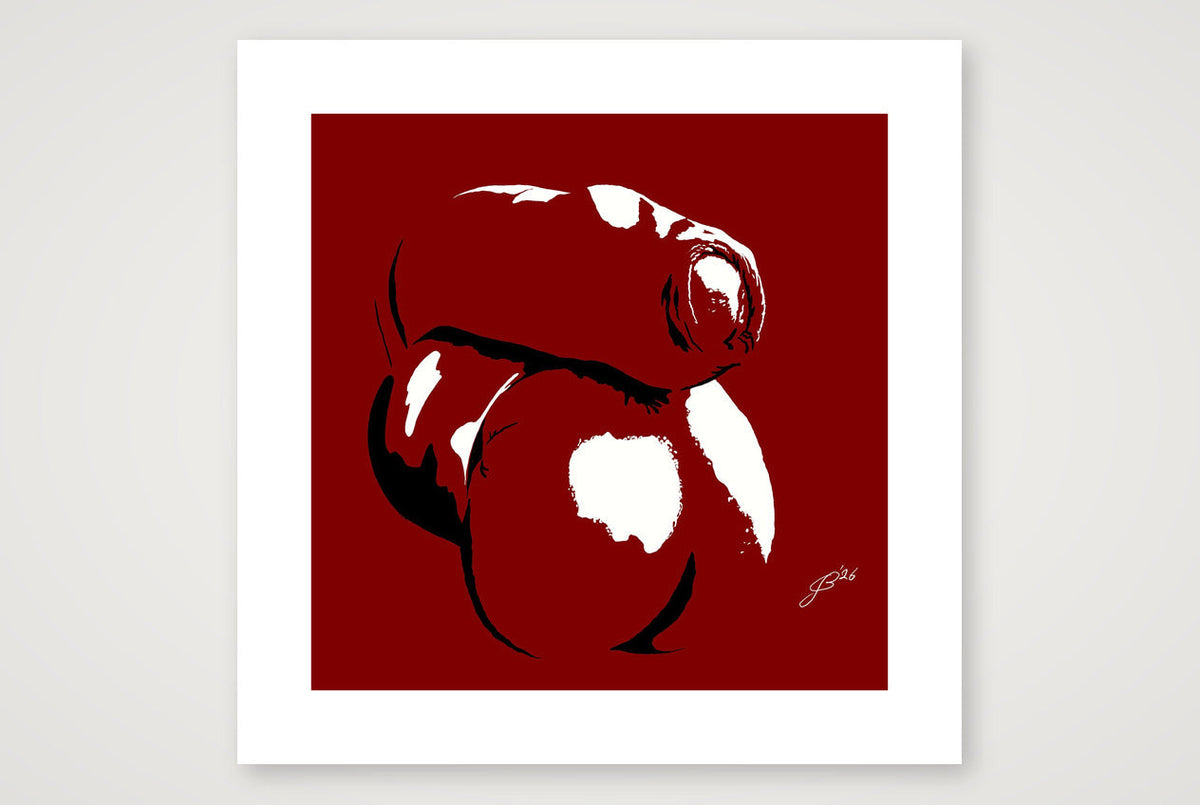 Phallic Art - Alfonso — 50×50cm, 20×20" Print only