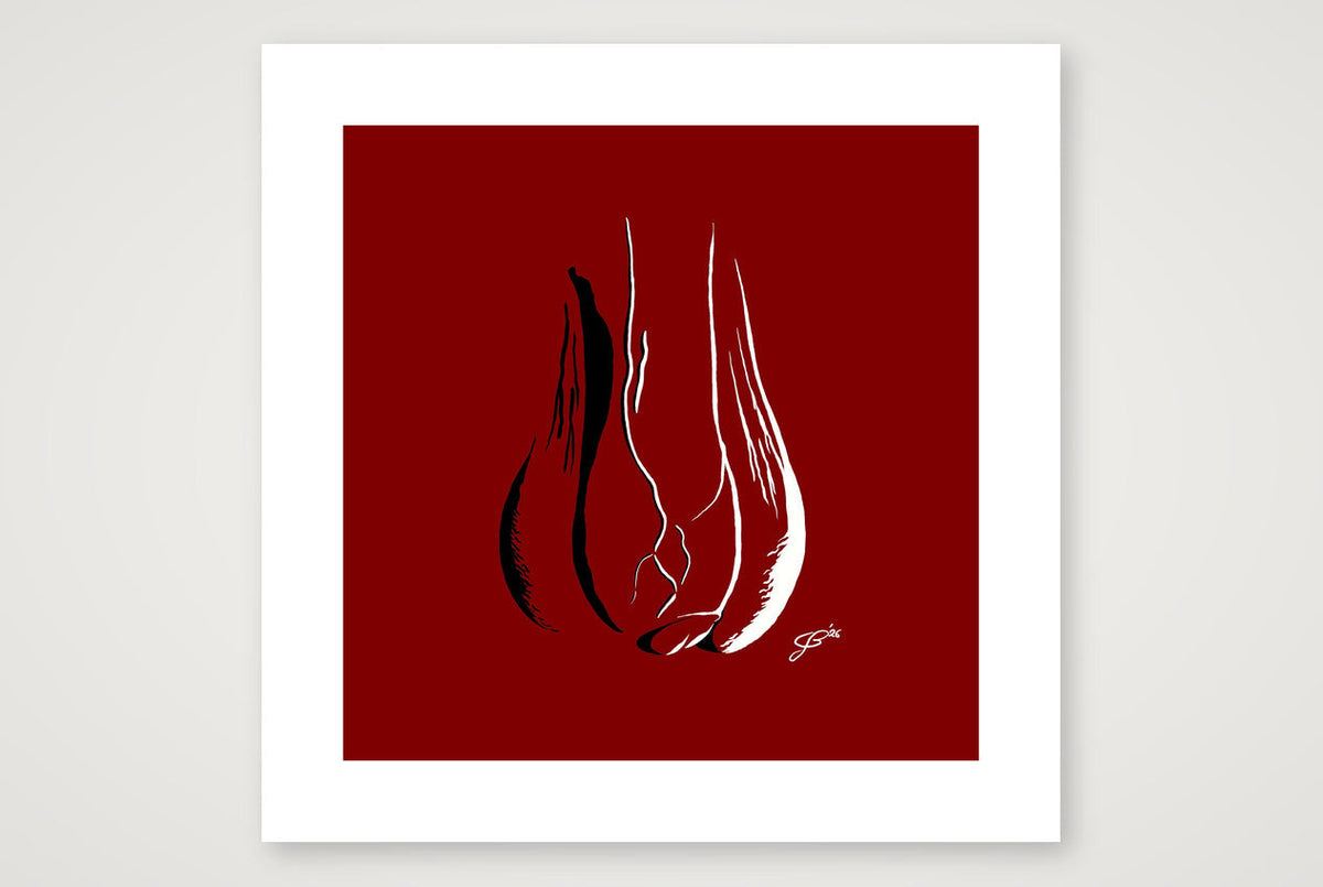 Phallic Art - Fernando — 50×50cm, 20×20" Print only