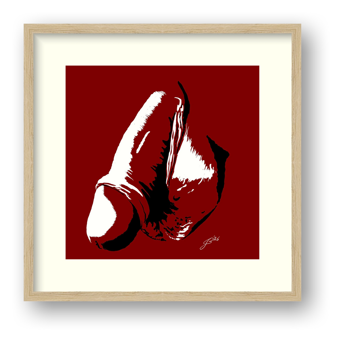 Phallic Art - Quentin — framed