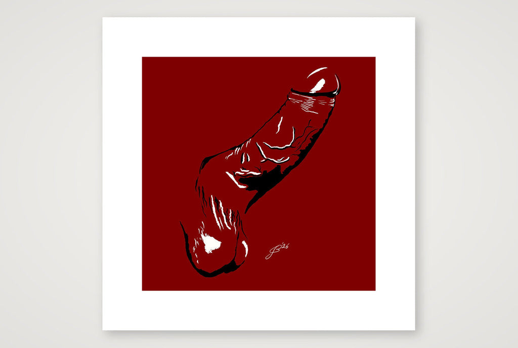 Ralph’s Dick Pic — 30×30cm, 12×12" Print only