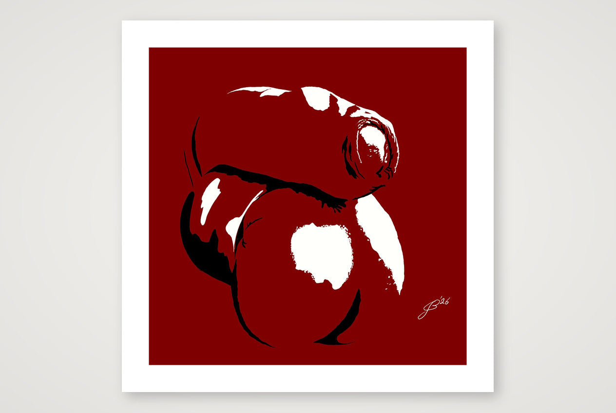 Alfonso’s Dick Pic — 70×70cm, 28×28" Print only