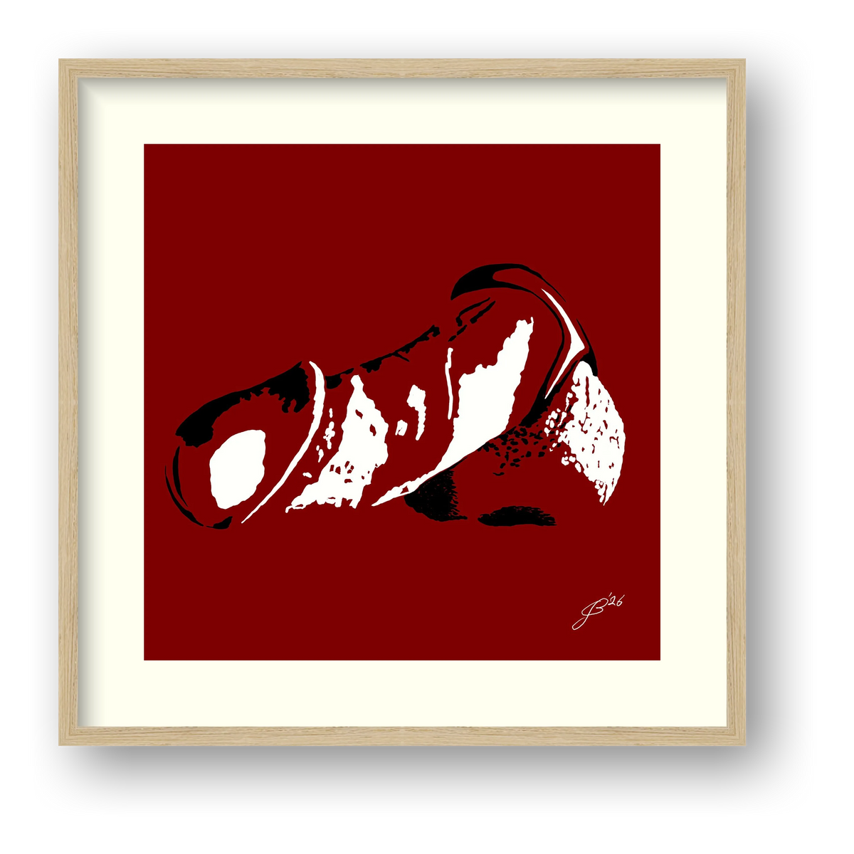 Phallic Art - Ernesto — framed