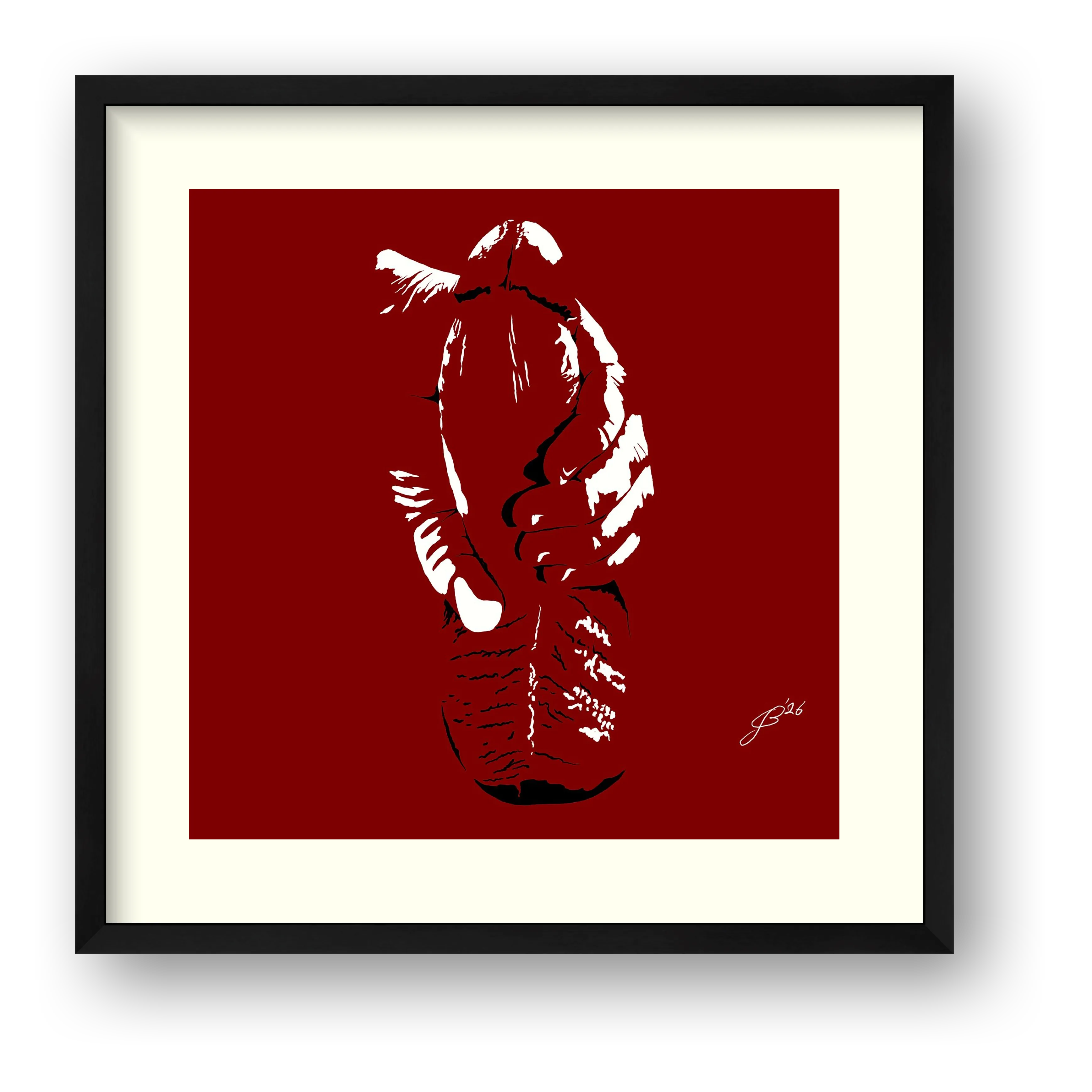 Walt’s Dick Pic — framed