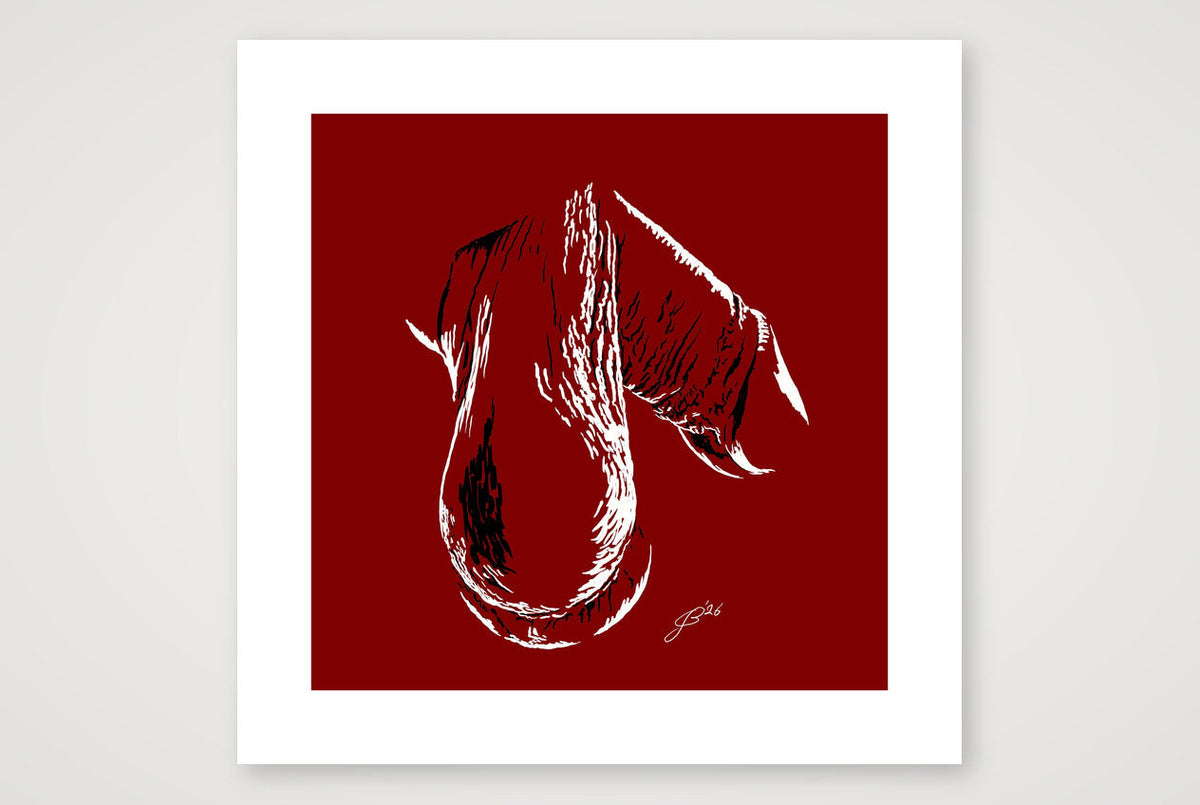 Phallic Art - Hunter — 50×50cm, 20×20" Print only