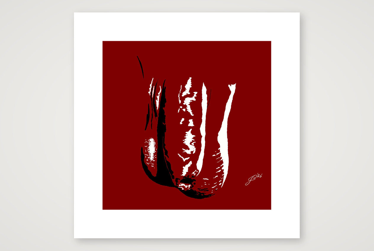 Zander’s Dick Pic — 30×30cm, 12×12" Print only