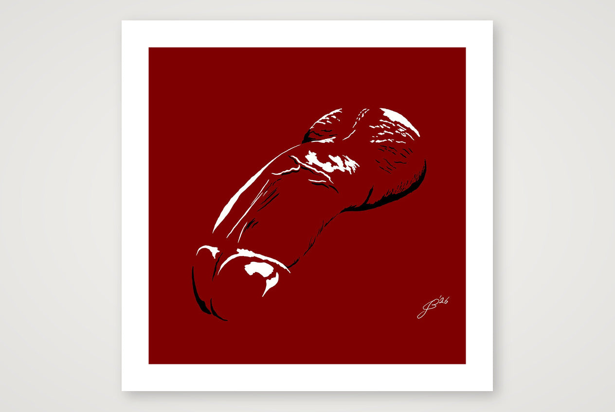 Yorik’s Dick Pic — 70×70cm, 28×28" Print only