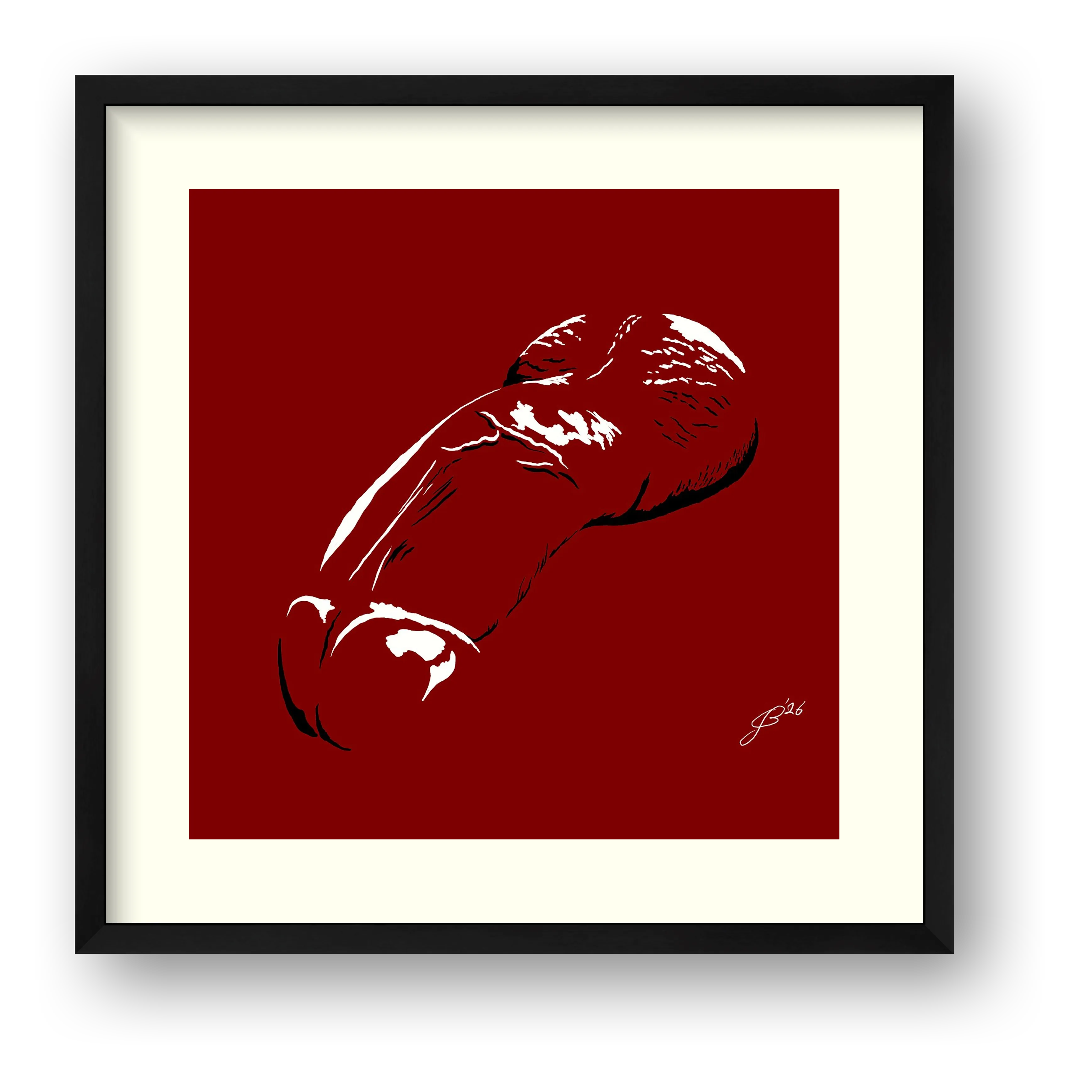 Yorik’s Dick Pic — framed