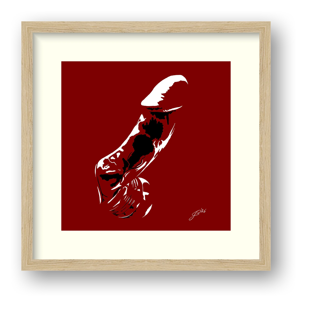 Phallic Art - Craig — framed