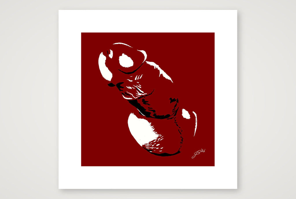 Matteo’s Dick Pic — 30×30cm, 12×12" Print only