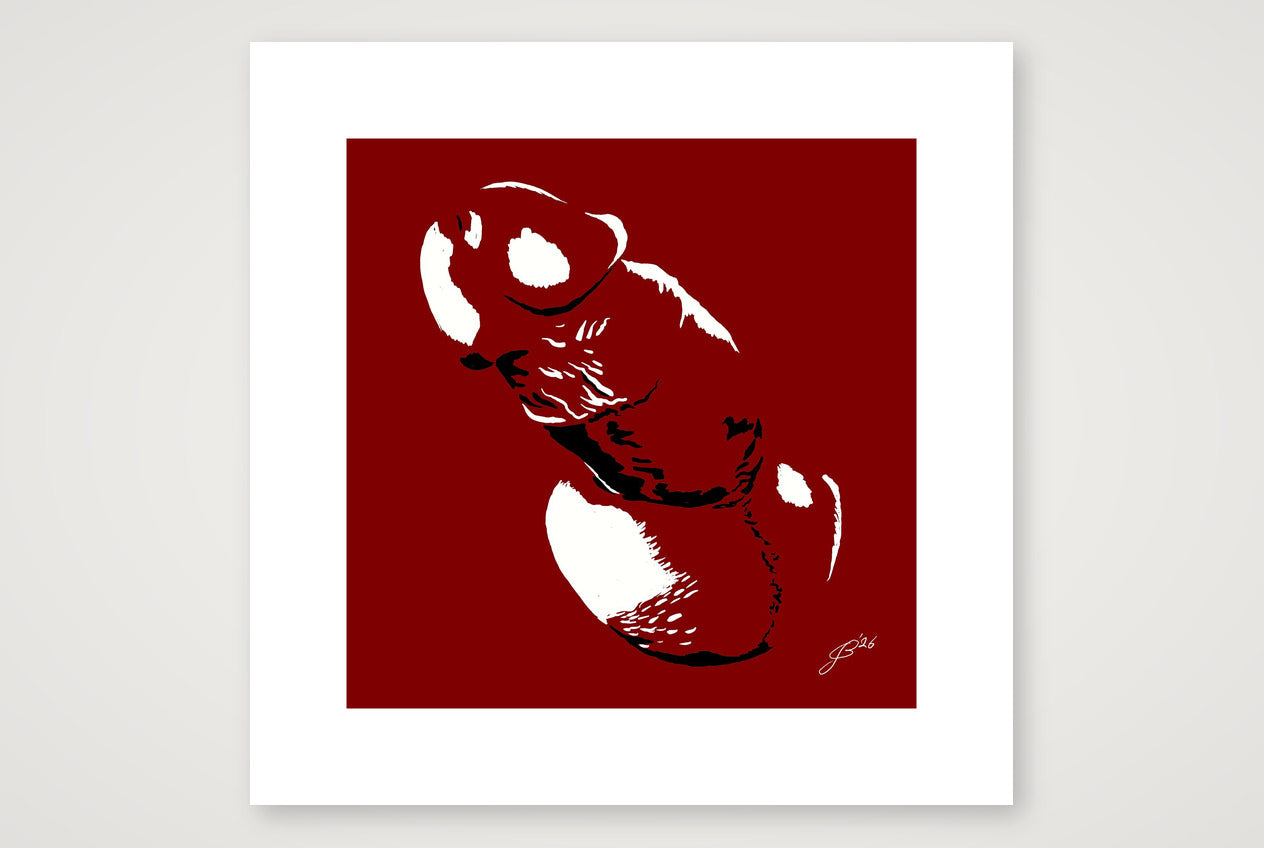 Matteo’s Dick Pic — 30×30cm, 12×12" Print only