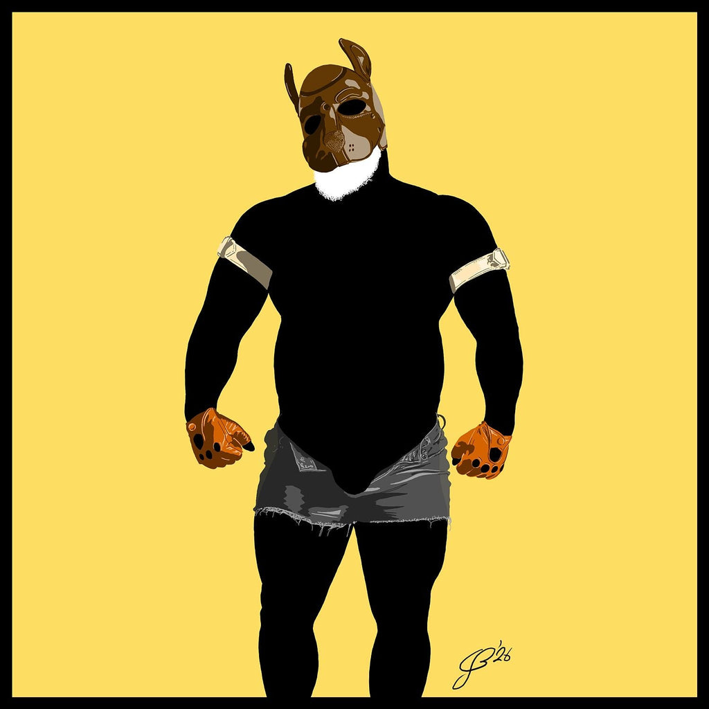 Buck - Bear flag colours Art - Yellow