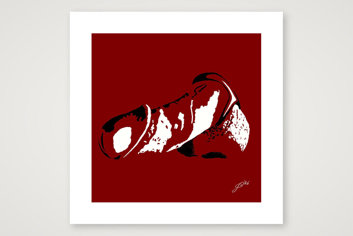 Phallic Art - Ernesto — 50×50cm, 20×20" Print only