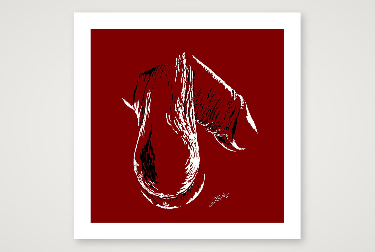 Hunter’s Dick Pic — 70×70cm, 28×28" Print only