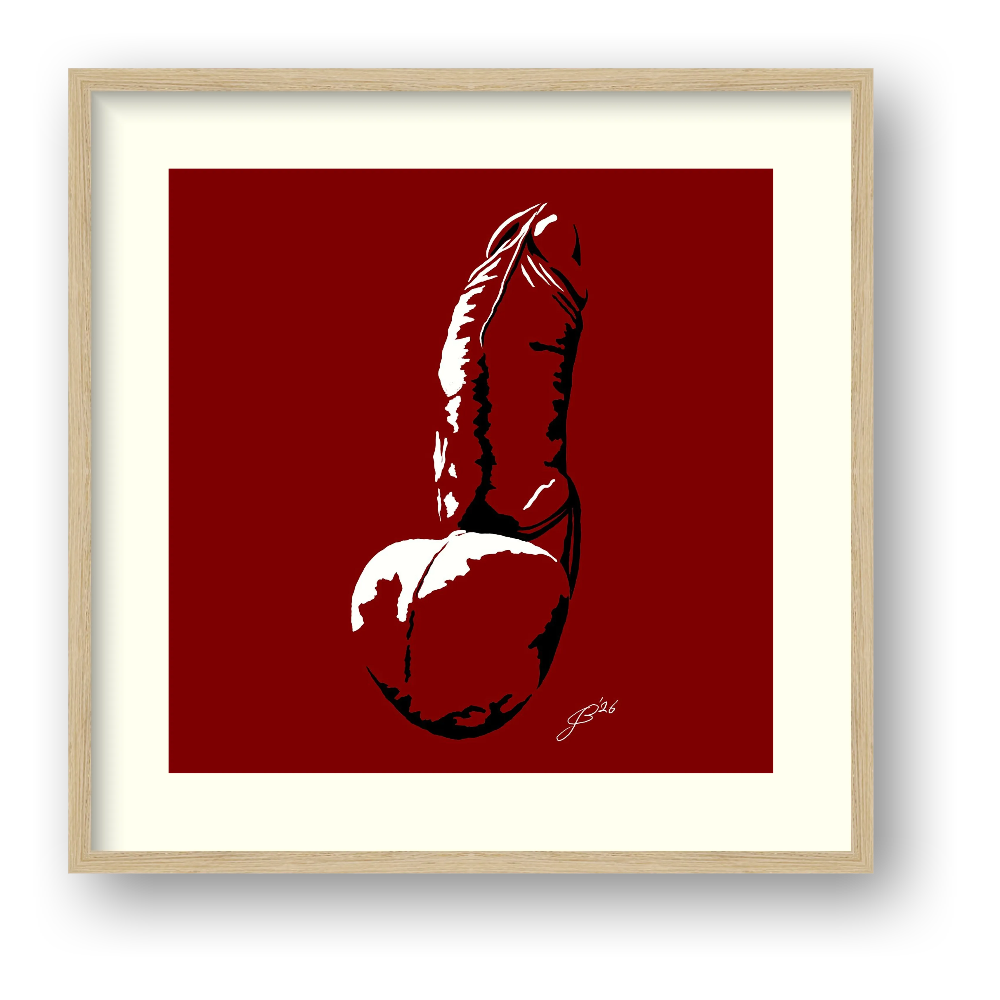 Leo’s Dick Pic — framed