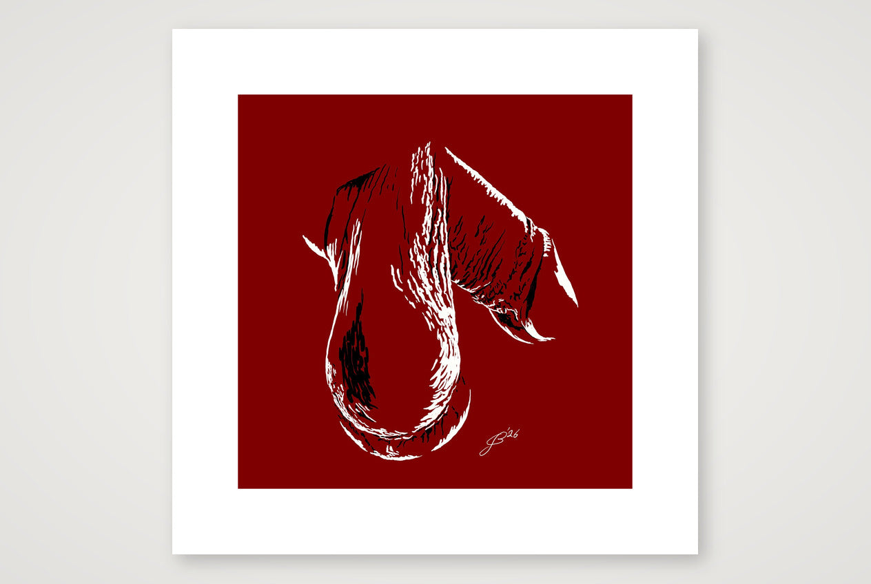 Hunter’s Dick Pic — 40×40cm, 16×16" Print only