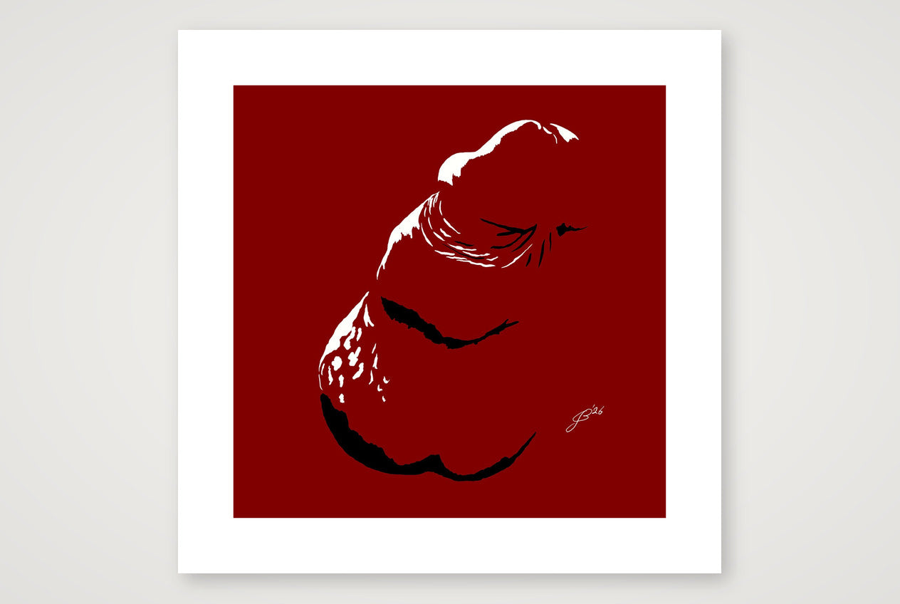 Erik’s Dick Pic — 50×50cm, 20×20" Print only