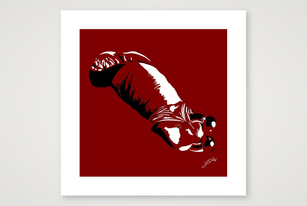 Phallic Art - Sergio — 50×50cm, 20×20" Print only