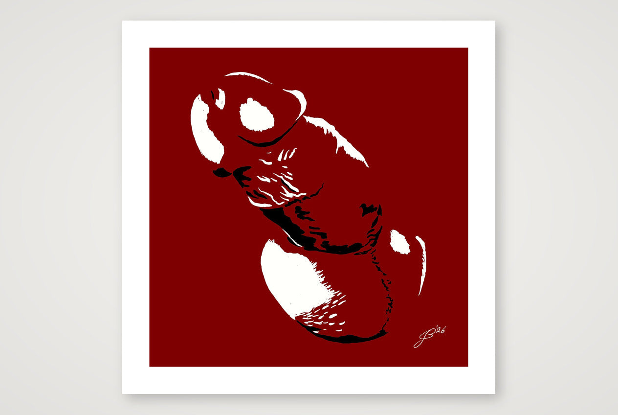 Matteo’s Dick Pic — 70×70cm, 28×28" Print only