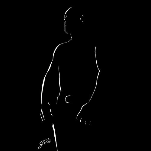 Beefy Bernie “Negative space Bear”