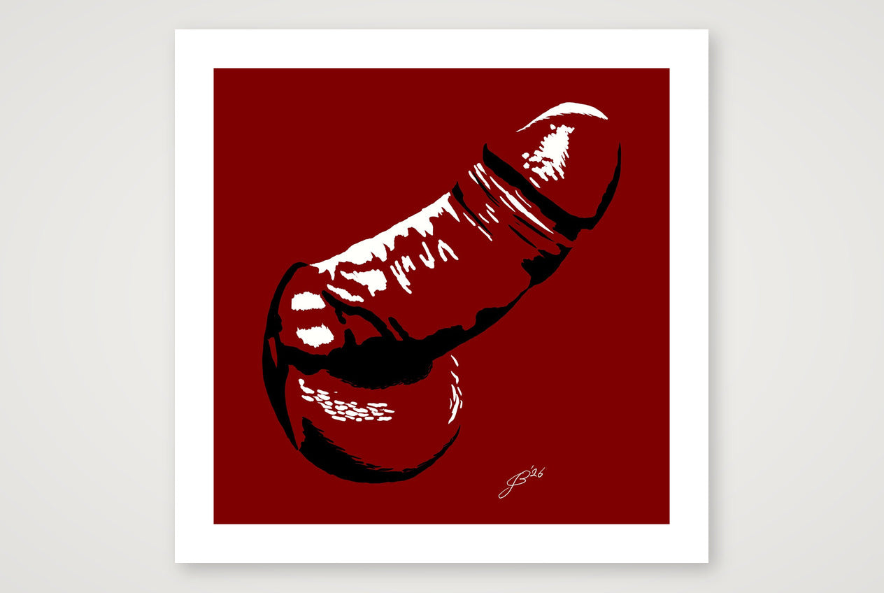 Kelso’s Dick Pic — 70×70cm, 28×28" Print only