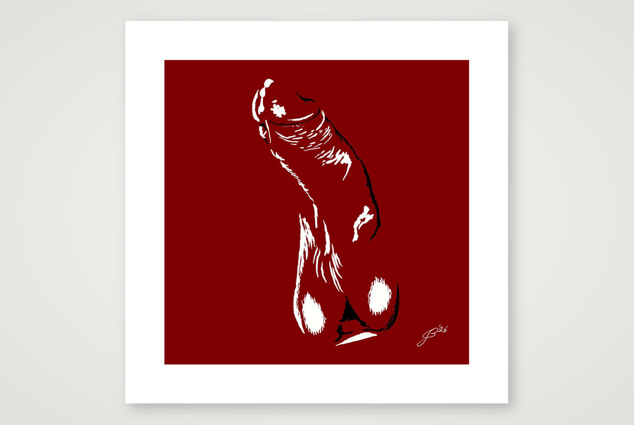 Gerhard’s Dick Pic — 50×50cm, 20×20" Print only