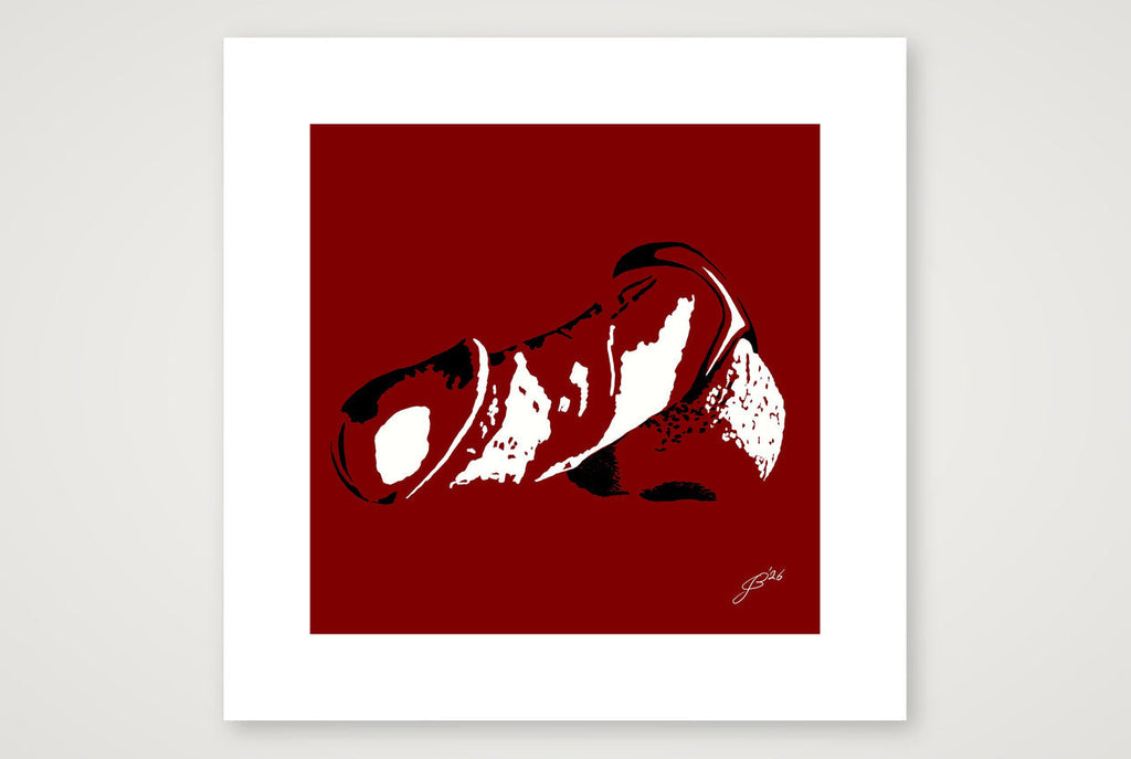 Ernesto’s Dick Pic — 30×30cm, 12×12" Print only