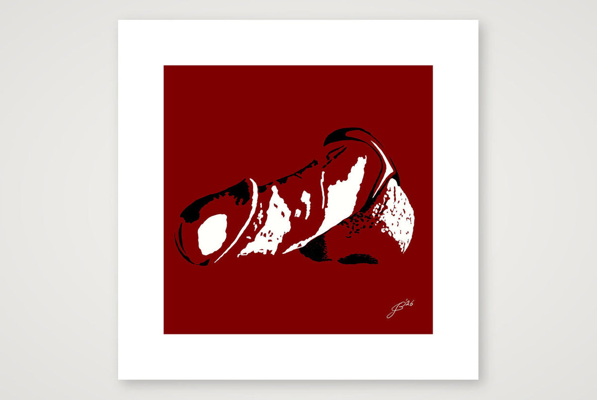 Phallic Art - Ernesto — 30×30cm, 12×12" Print only